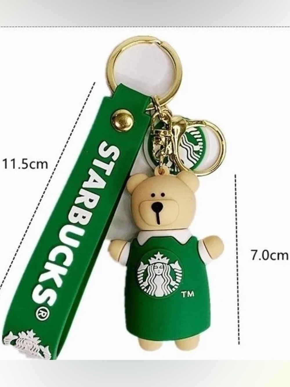 Starbucks Style Drink Cup Keychain Pendant Piece - Picture 7 of 12